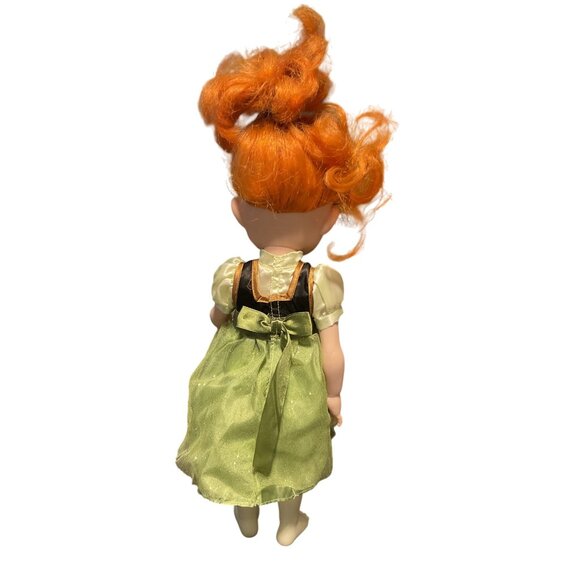 Disney Princess Anna Doll From Frozen - 14" Tall - Red Hair & Green Dress - Picture 3 of 5
